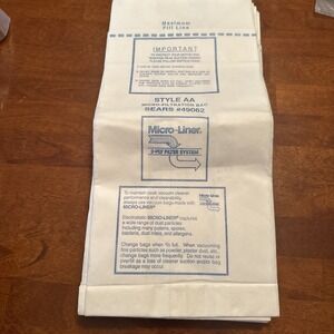 14 Eureka TYPE AA Style AA Vacuum Bags 62618A 58236 4100 5180 Victory True